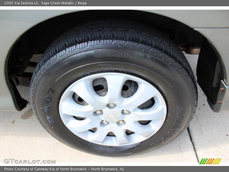 Sage Green Metallic / Beige 2005 Kia Sedona LX