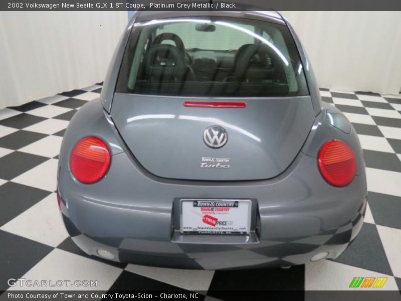 Platinum Grey Metallic / Black 2002 Volkswagen New Beetle GLX 1.8T Coupe