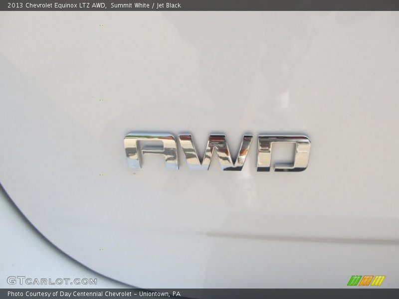 Summit White / Jet Black 2013 Chevrolet Equinox LTZ AWD