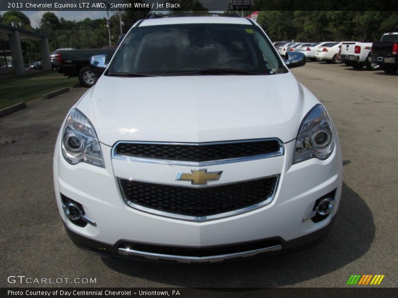 Summit White / Jet Black 2013 Chevrolet Equinox LTZ AWD