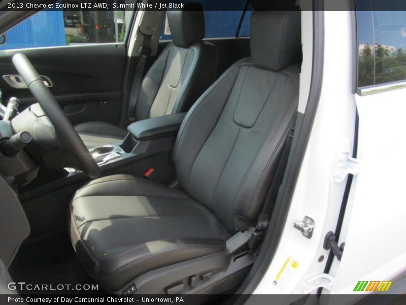 Front Seat of 2013 Equinox LTZ AWD