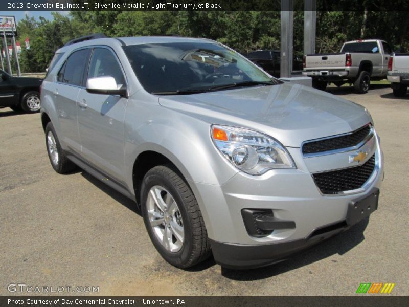 Silver Ice Metallic / Light Titanium/Jet Black 2013 Chevrolet Equinox LT