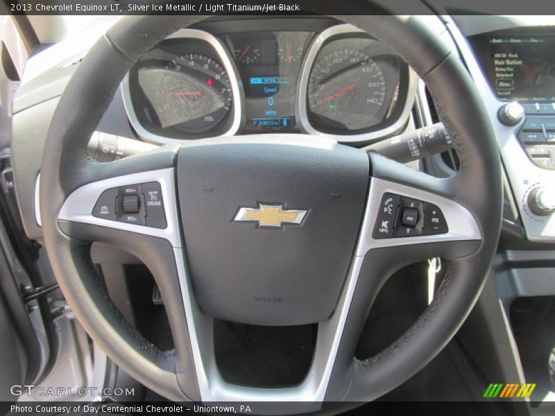 Silver Ice Metallic / Light Titanium/Jet Black 2013 Chevrolet Equinox LT