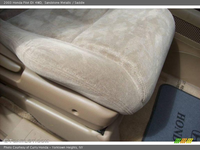 Sandstone Metallic / Saddle 2003 Honda Pilot EX 4WD