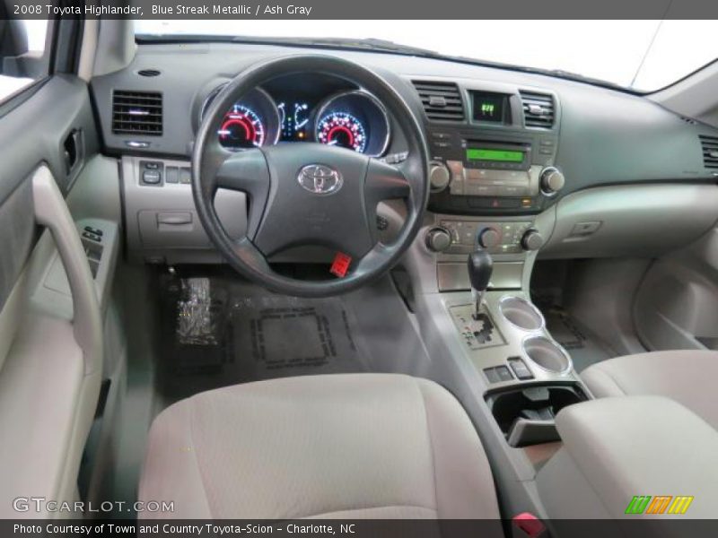 Blue Streak Metallic / Ash Gray 2008 Toyota Highlander