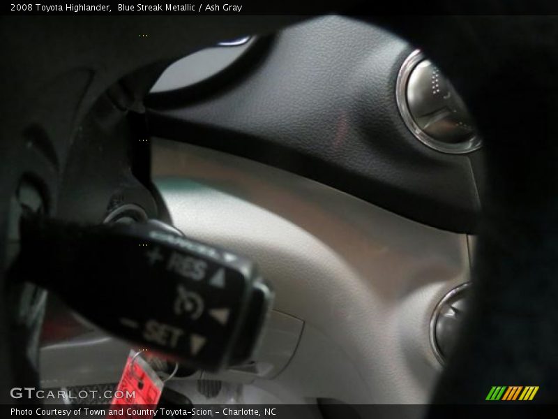 Blue Streak Metallic / Ash Gray 2008 Toyota Highlander