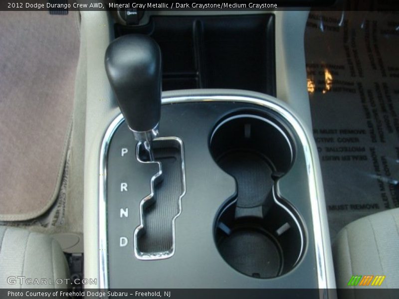 Mineral Gray Metallic / Dark Graystone/Medium Graystone 2012 Dodge Durango Crew AWD