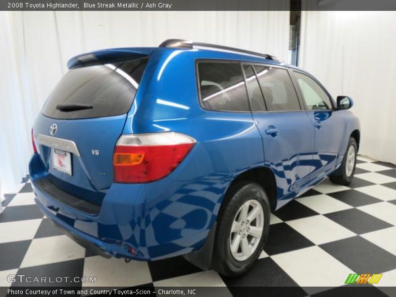 Blue Streak Metallic / Ash Gray 2008 Toyota Highlander