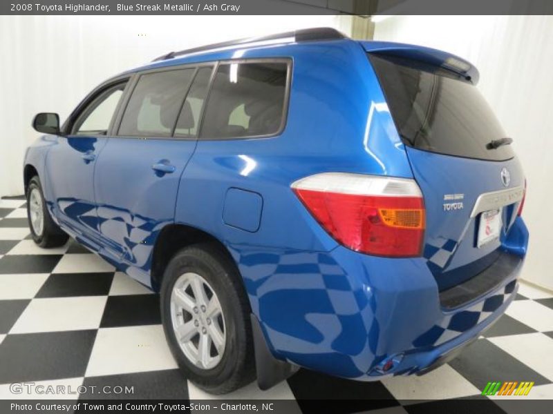 Blue Streak Metallic / Ash Gray 2008 Toyota Highlander