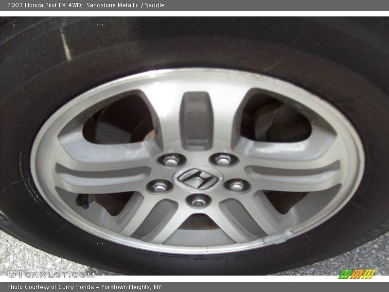 Sandstone Metallic / Saddle 2003 Honda Pilot EX 4WD