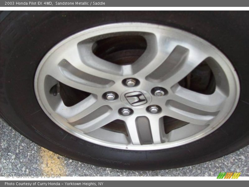 Sandstone Metallic / Saddle 2003 Honda Pilot EX 4WD
