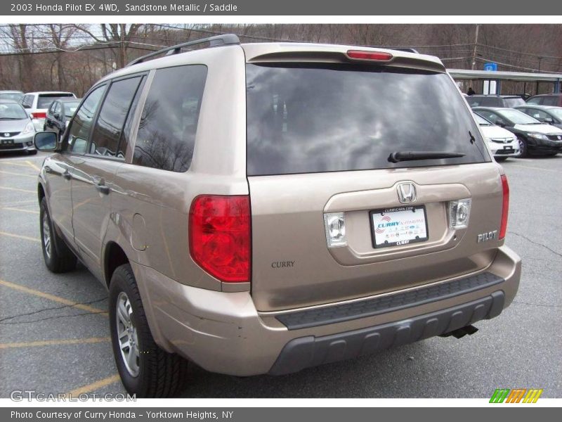 Sandstone Metallic / Saddle 2003 Honda Pilot EX 4WD
