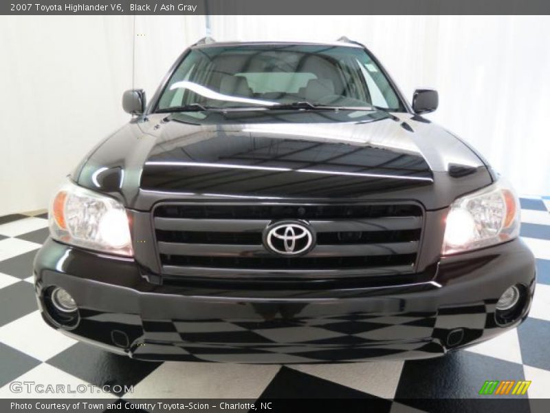 Black / Ash Gray 2007 Toyota Highlander V6