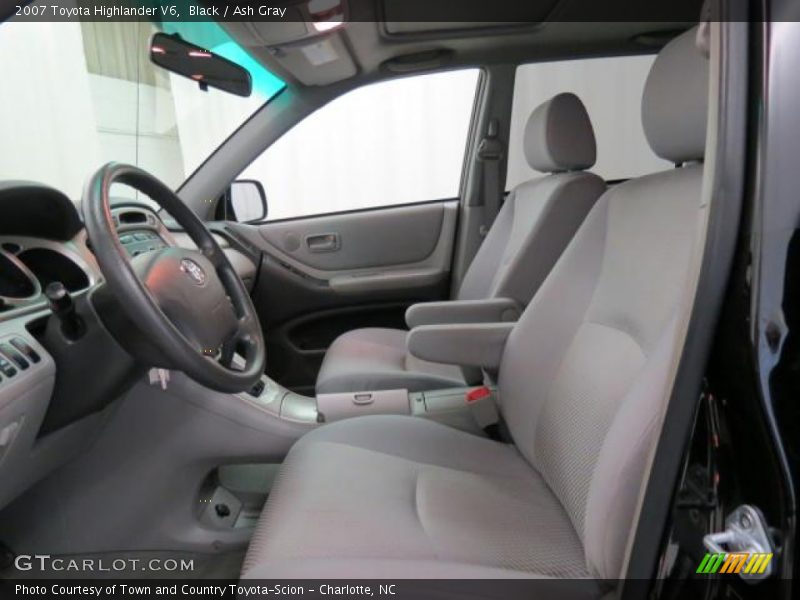 Black / Ash Gray 2007 Toyota Highlander V6
