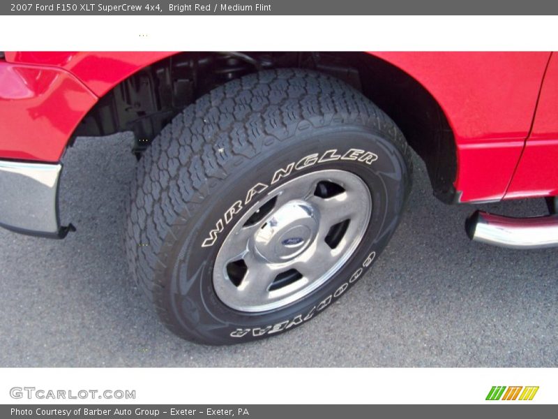 Bright Red / Medium Flint 2007 Ford F150 XLT SuperCrew 4x4