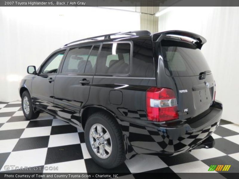 Black / Ash Gray 2007 Toyota Highlander V6