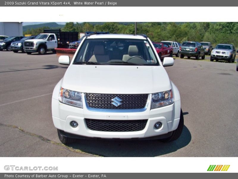 White Water Pearl / Beige 2009 Suzuki Grand Vitara XSport 4x4
