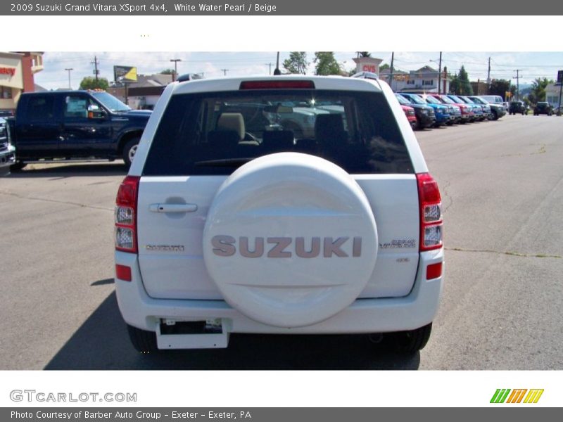 White Water Pearl / Beige 2009 Suzuki Grand Vitara XSport 4x4