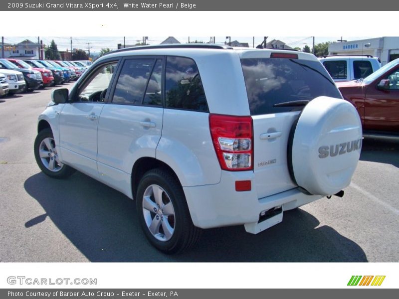 White Water Pearl / Beige 2009 Suzuki Grand Vitara XSport 4x4
