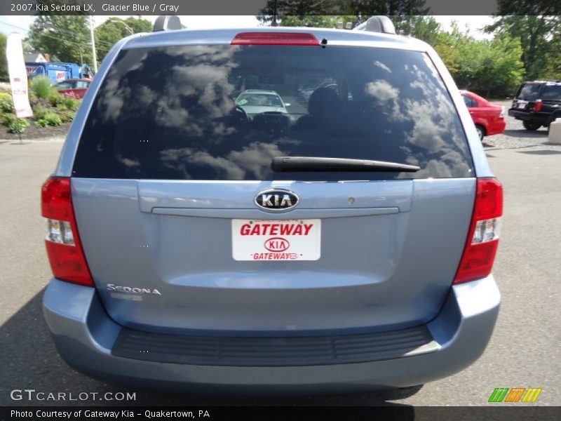 Glacier Blue / Gray 2007 Kia Sedona LX