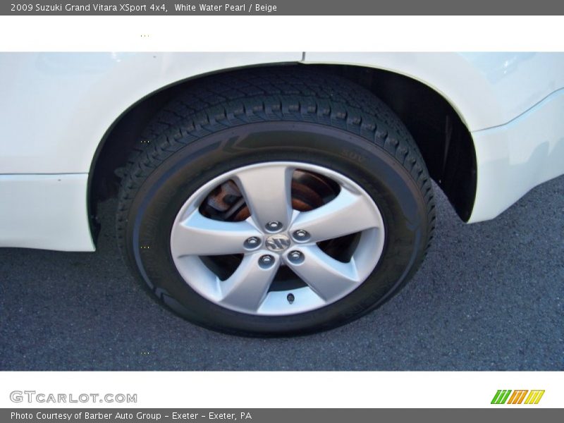 White Water Pearl / Beige 2009 Suzuki Grand Vitara XSport 4x4