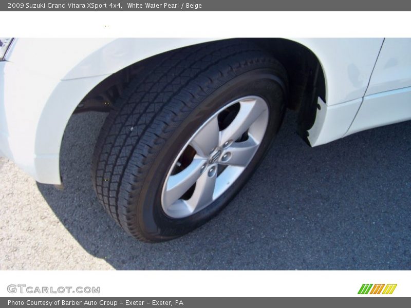 White Water Pearl / Beige 2009 Suzuki Grand Vitara XSport 4x4