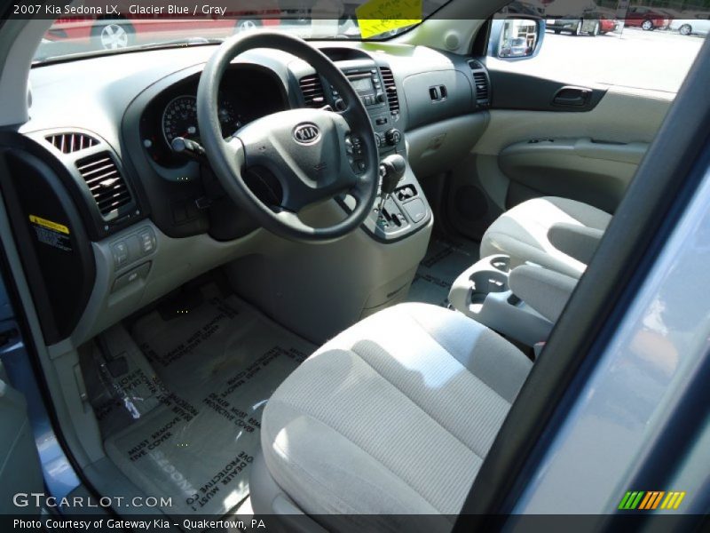 Glacier Blue / Gray 2007 Kia Sedona LX