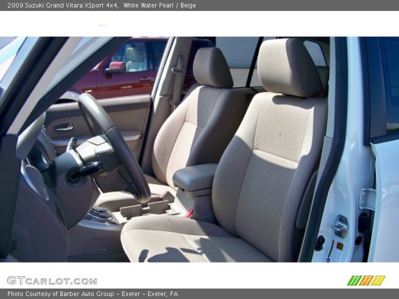 White Water Pearl / Beige 2009 Suzuki Grand Vitara XSport 4x4
