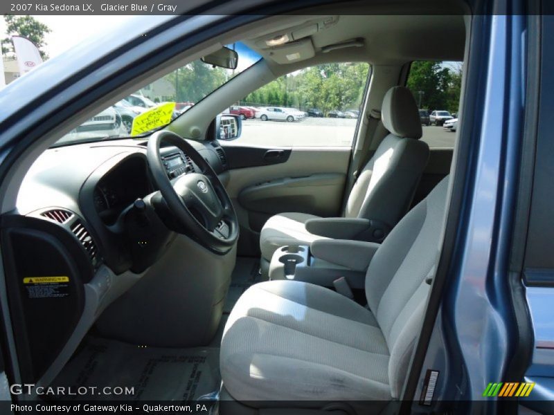 Glacier Blue / Gray 2007 Kia Sedona LX