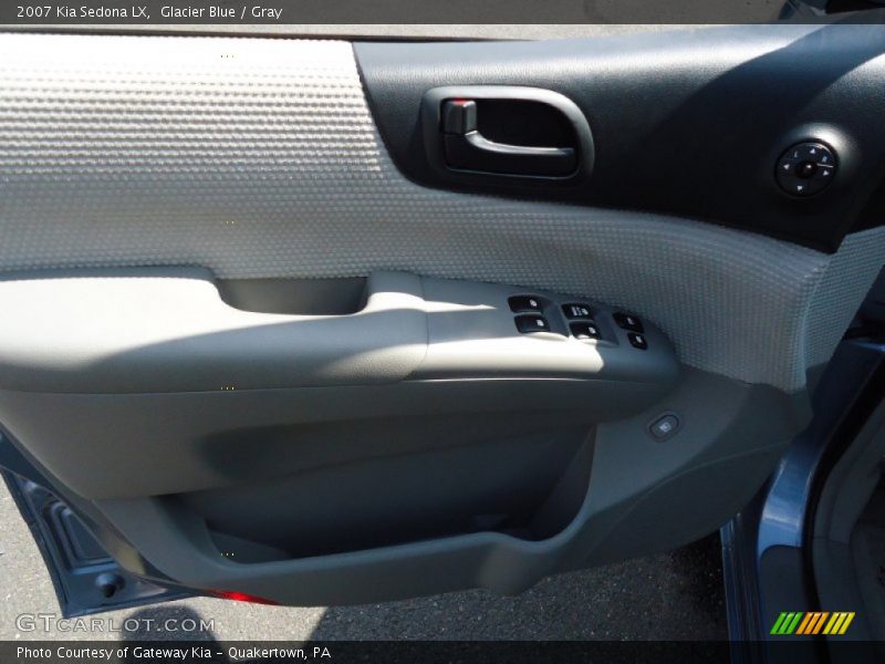 Glacier Blue / Gray 2007 Kia Sedona LX