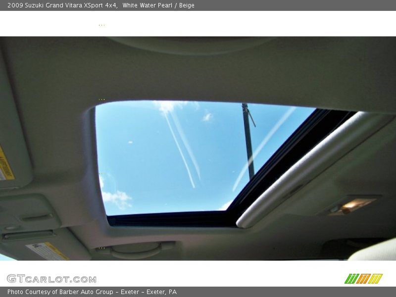 White Water Pearl / Beige 2009 Suzuki Grand Vitara XSport 4x4