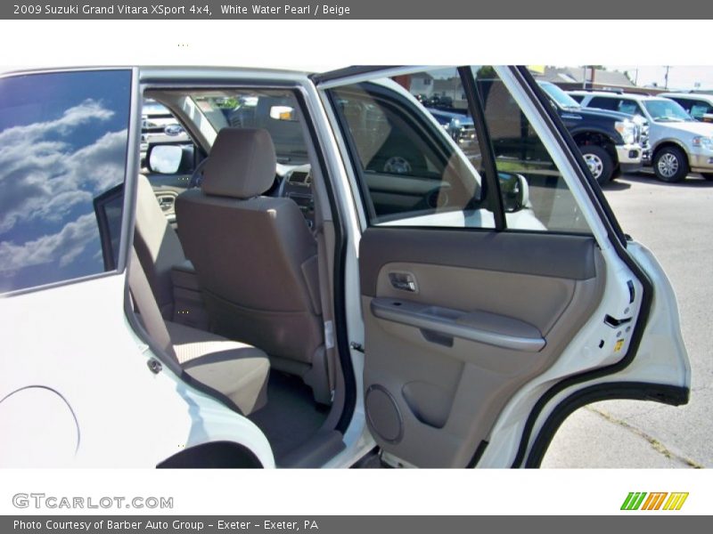 White Water Pearl / Beige 2009 Suzuki Grand Vitara XSport 4x4