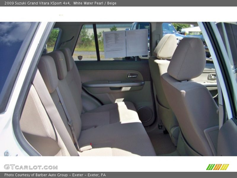 White Water Pearl / Beige 2009 Suzuki Grand Vitara XSport 4x4