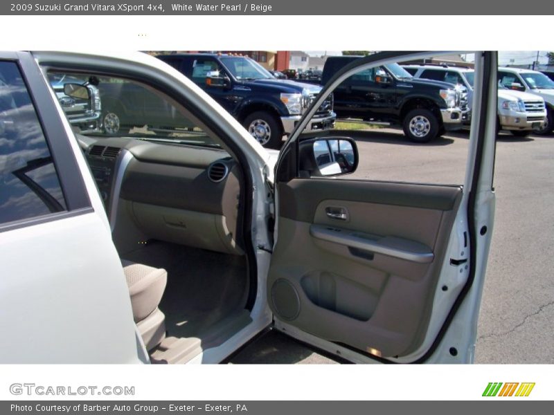 White Water Pearl / Beige 2009 Suzuki Grand Vitara XSport 4x4