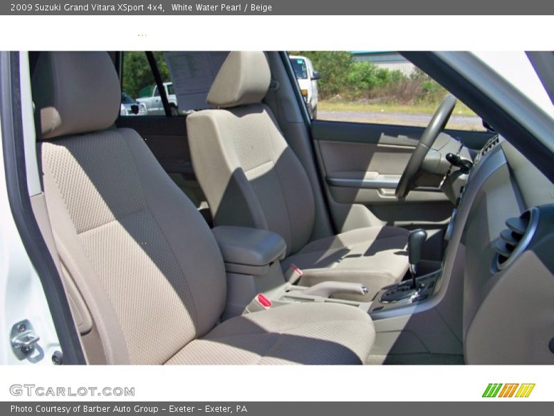 White Water Pearl / Beige 2009 Suzuki Grand Vitara XSport 4x4