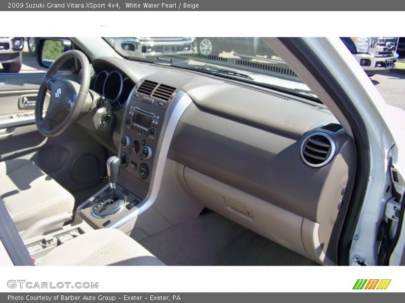 White Water Pearl / Beige 2009 Suzuki Grand Vitara XSport 4x4