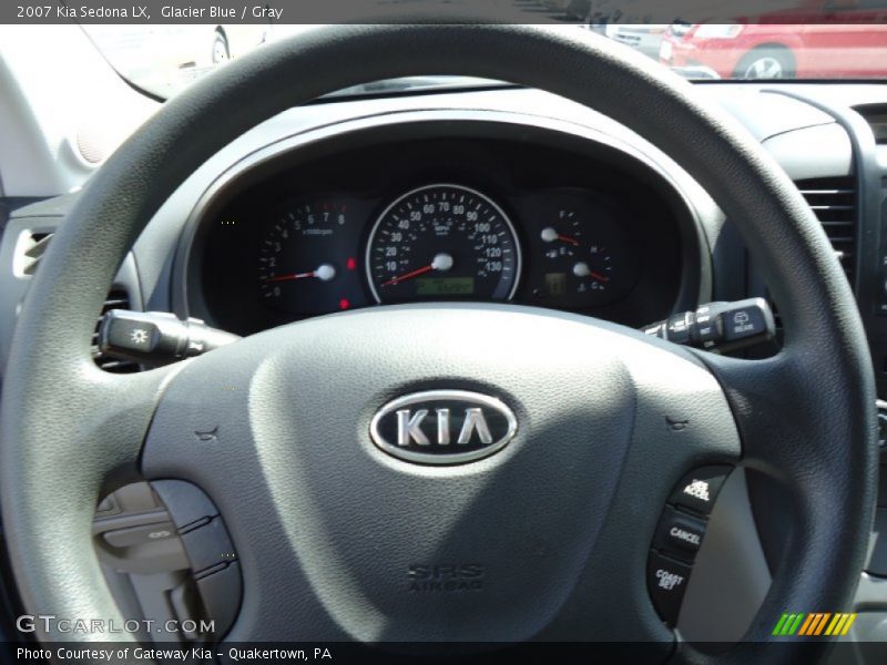 Glacier Blue / Gray 2007 Kia Sedona LX