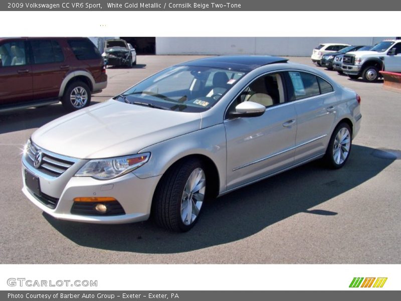 White Gold Metallic / Cornsilk Beige Two-Tone 2009 Volkswagen CC VR6 Sport