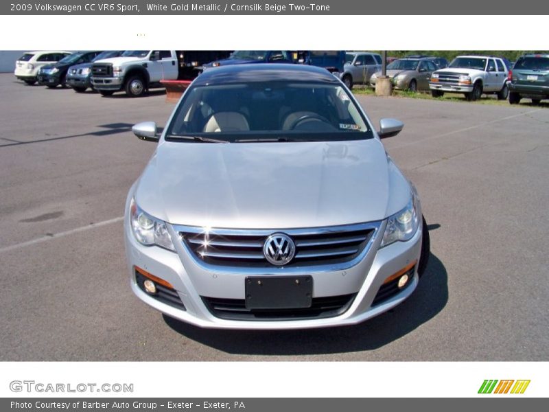 White Gold Metallic / Cornsilk Beige Two-Tone 2009 Volkswagen CC VR6 Sport