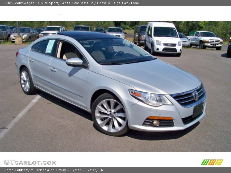 White Gold Metallic / Cornsilk Beige Two-Tone 2009 Volkswagen CC VR6 Sport
