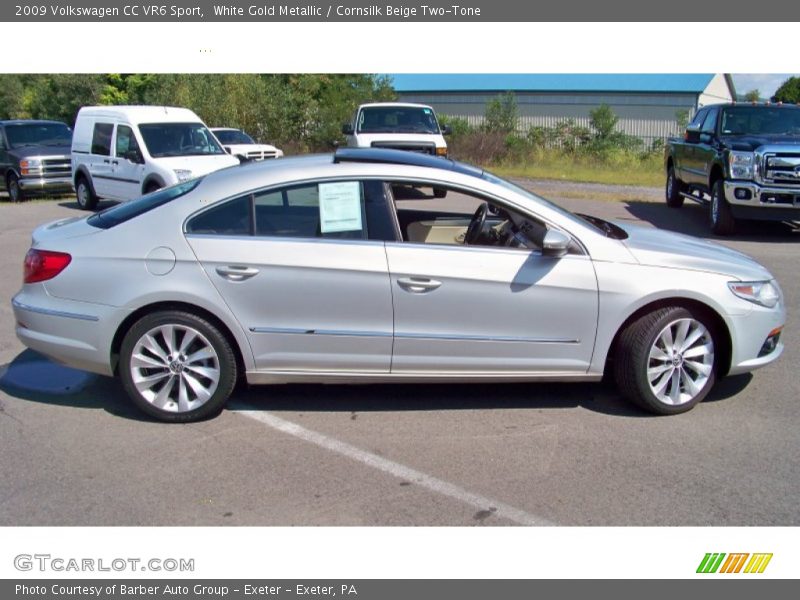 White Gold Metallic / Cornsilk Beige Two-Tone 2009 Volkswagen CC VR6 Sport