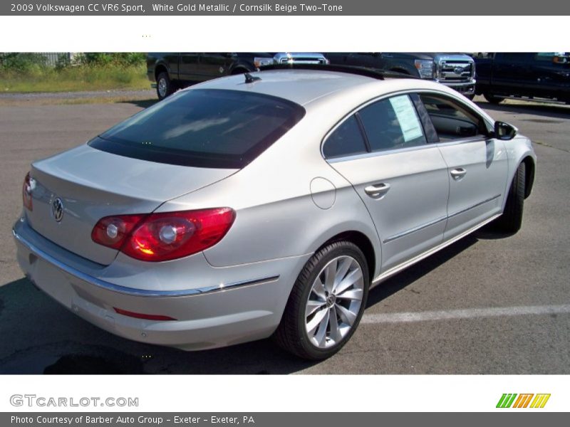 White Gold Metallic / Cornsilk Beige Two-Tone 2009 Volkswagen CC VR6 Sport