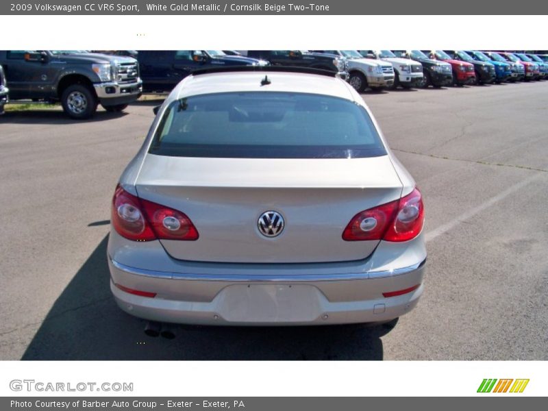 White Gold Metallic / Cornsilk Beige Two-Tone 2009 Volkswagen CC VR6 Sport