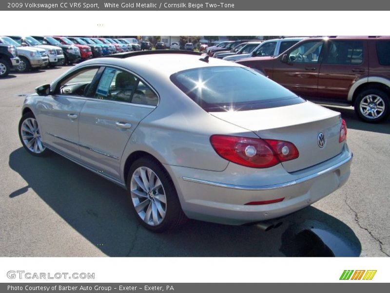 White Gold Metallic / Cornsilk Beige Two-Tone 2009 Volkswagen CC VR6 Sport