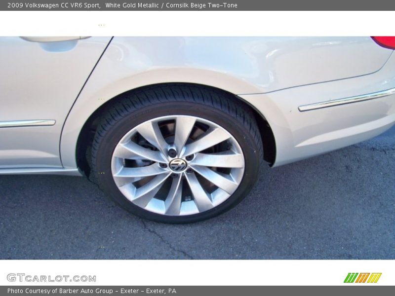 White Gold Metallic / Cornsilk Beige Two-Tone 2009 Volkswagen CC VR6 Sport