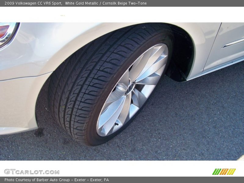 White Gold Metallic / Cornsilk Beige Two-Tone 2009 Volkswagen CC VR6 Sport