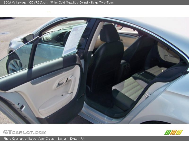 White Gold Metallic / Cornsilk Beige Two-Tone 2009 Volkswagen CC VR6 Sport