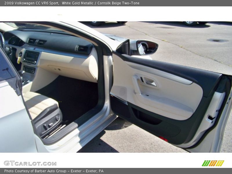 White Gold Metallic / Cornsilk Beige Two-Tone 2009 Volkswagen CC VR6 Sport