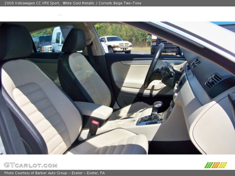 White Gold Metallic / Cornsilk Beige Two-Tone 2009 Volkswagen CC VR6 Sport