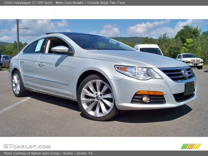 White Gold Metallic / Cornsilk Beige Two-Tone 2009 Volkswagen CC VR6 Sport